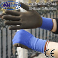 NMSAFETY 18 jauge latex gants de travail sand gants de travail en latex robuste usure des gants de travail